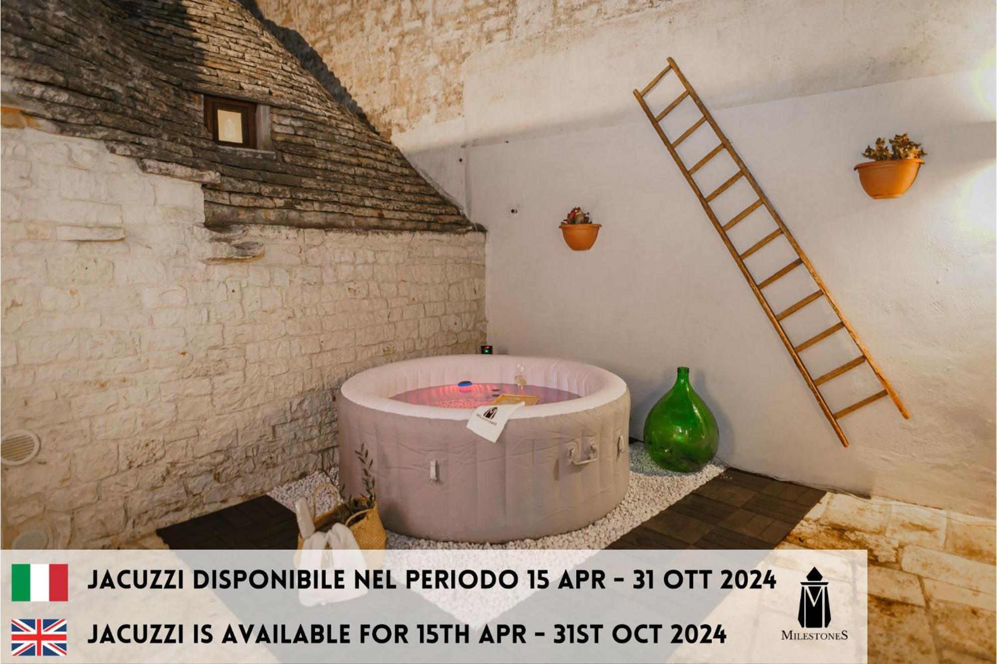 Milestones Modern Suite Trullo Jacuzzi Spa & Relax Alberobello Exteriör bild