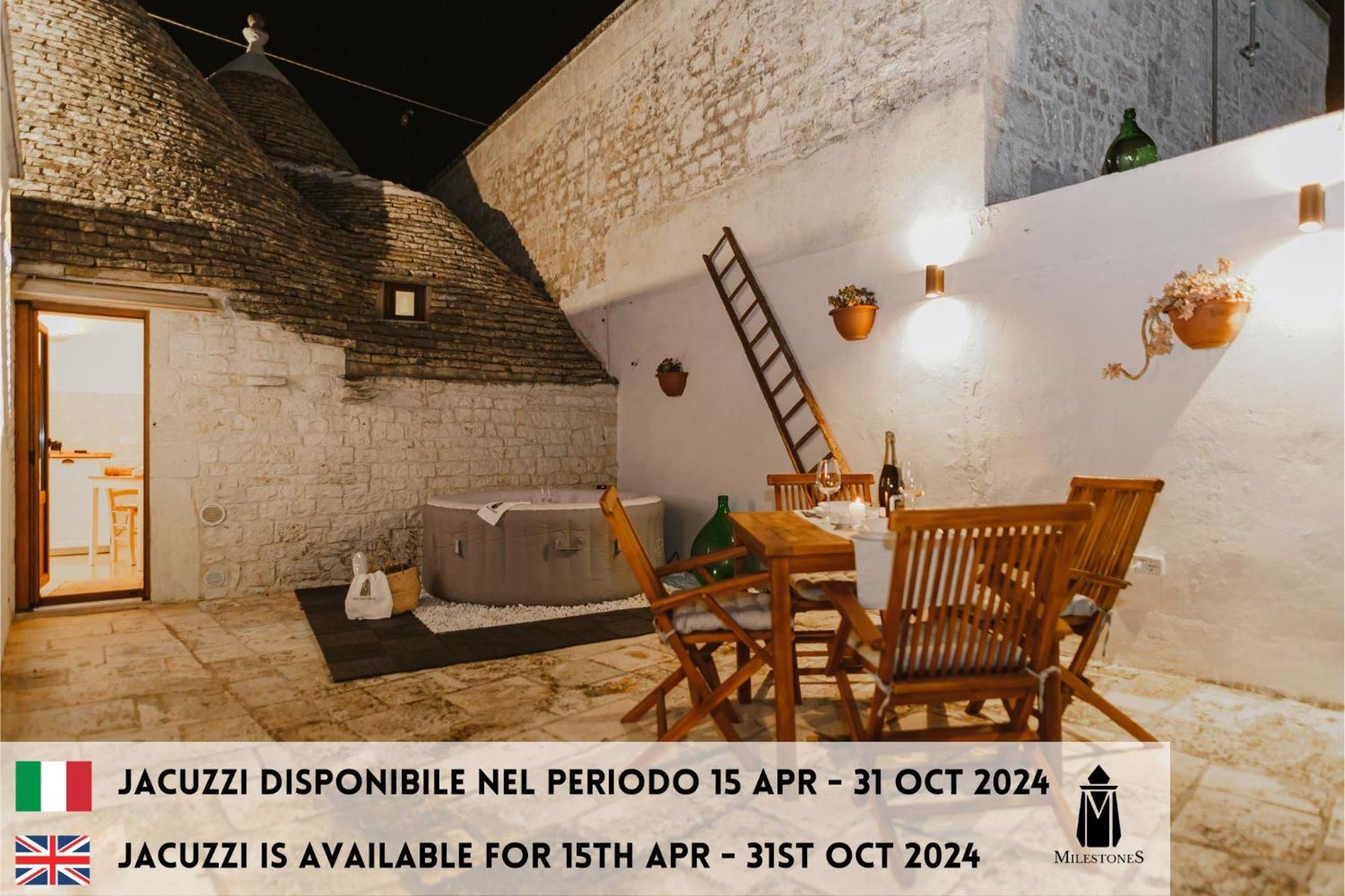 Milestones Modern Suite Trullo Jacuzzi Spa & Relax Alberobello Exteriör bild