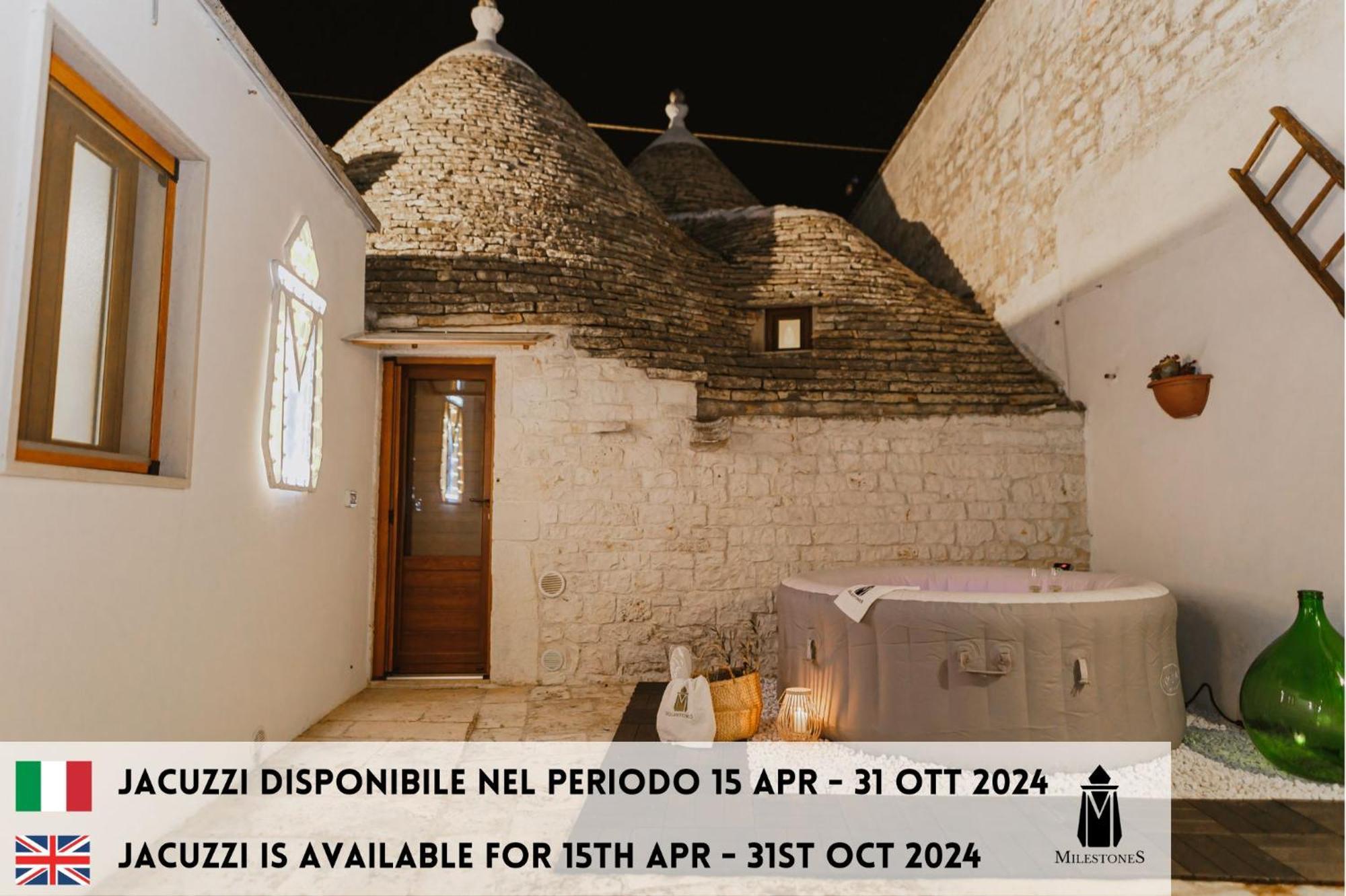 Milestones Modern Suite Trullo Jacuzzi Spa & Relax Alberobello Exteriör bild